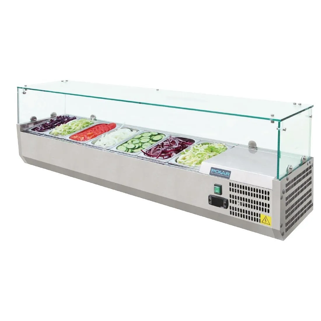 Kühlvitrine für Zutaten Serie G - 7 x GN 1/4