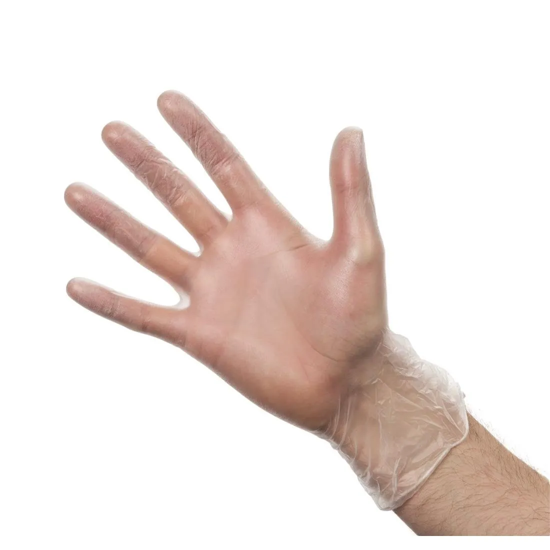Handschuhe aus gepudertem Vinyl S - Packung mit 100