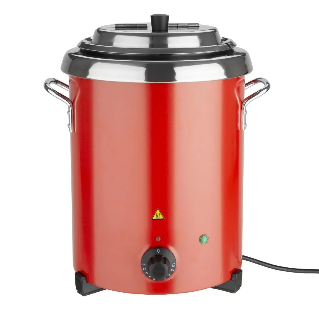 Suppentopf Rot mit Griffen - 5,7 L