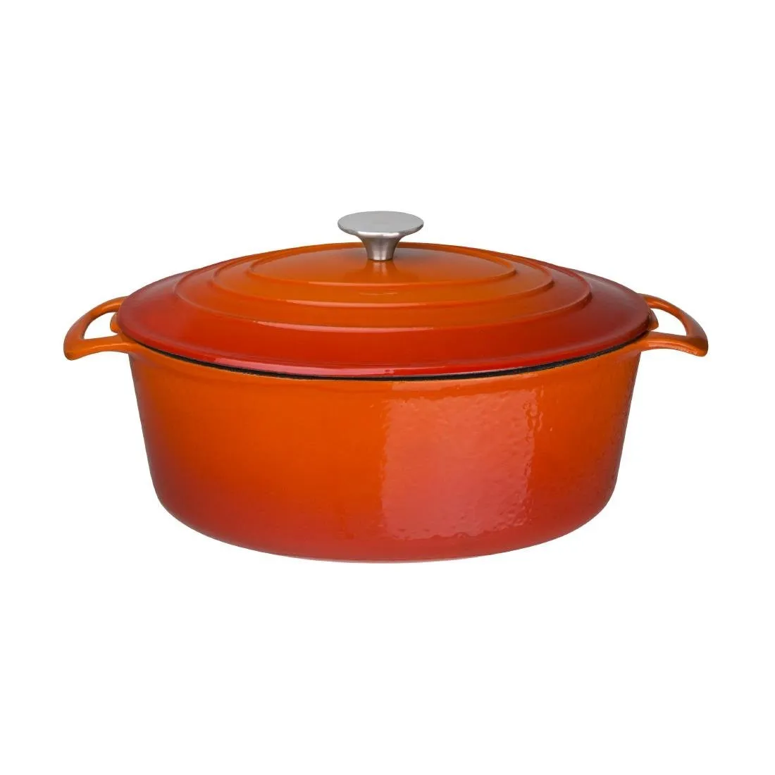 Großer ovaler Orangentopf - 6L
