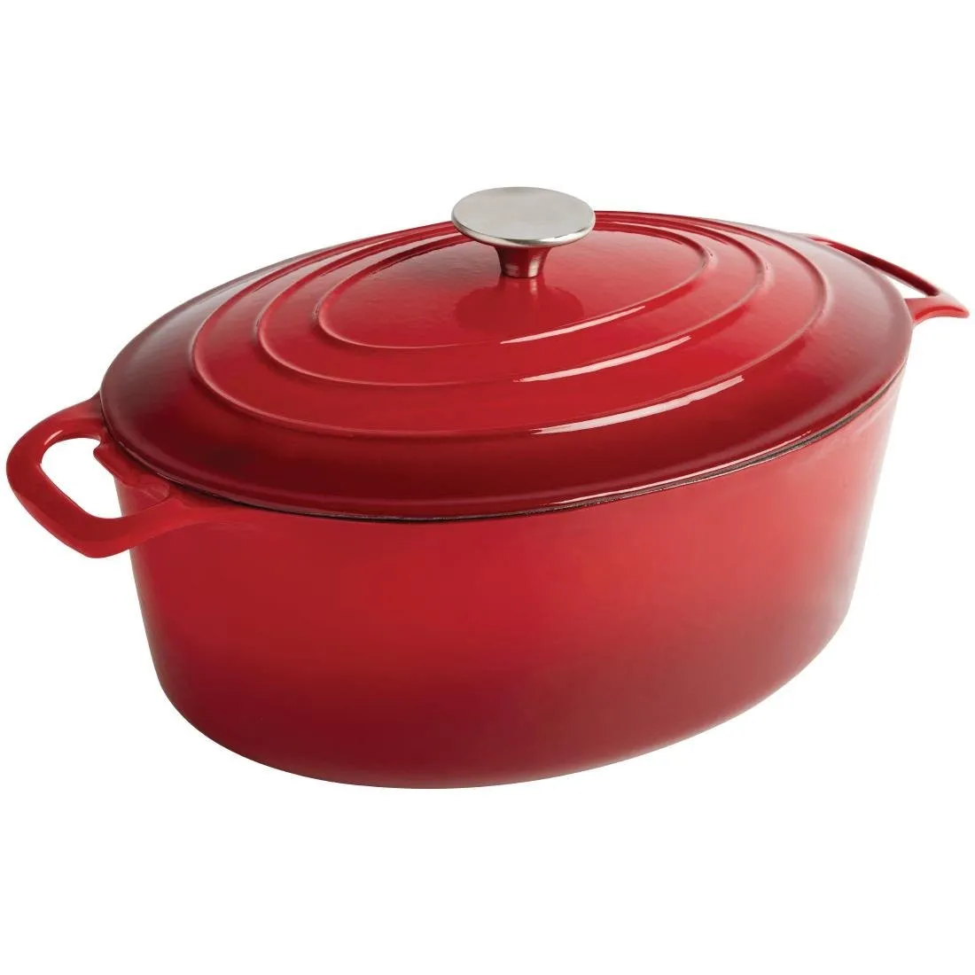 Bräter Oval Rot - 5L