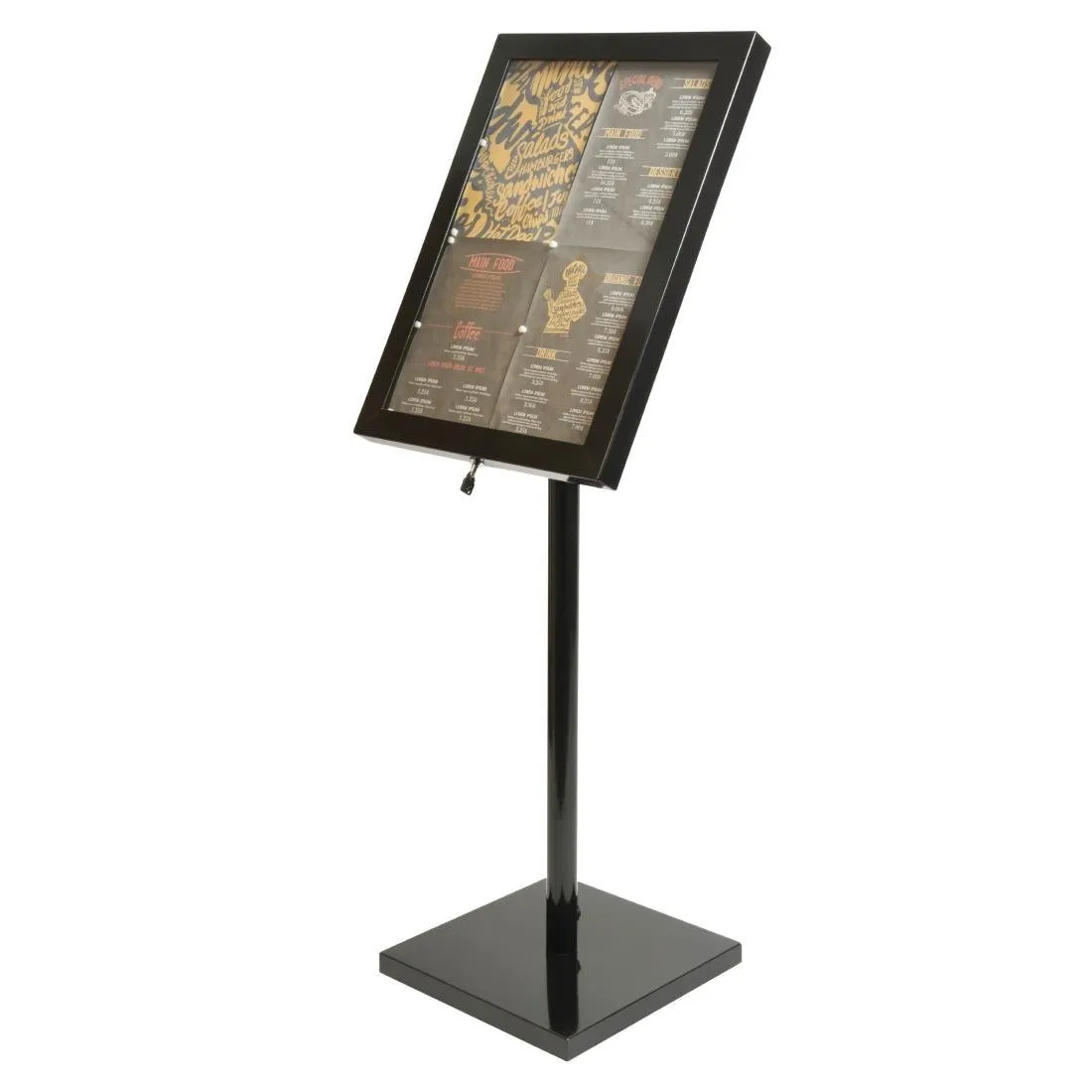 Beleuchtetes LED-Display Schwarz