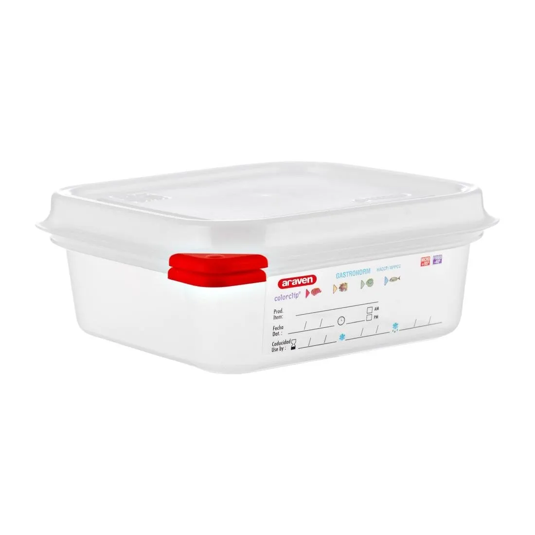 Lebensmittelbehälter GN1/6 - 1,1L - Set aus 4