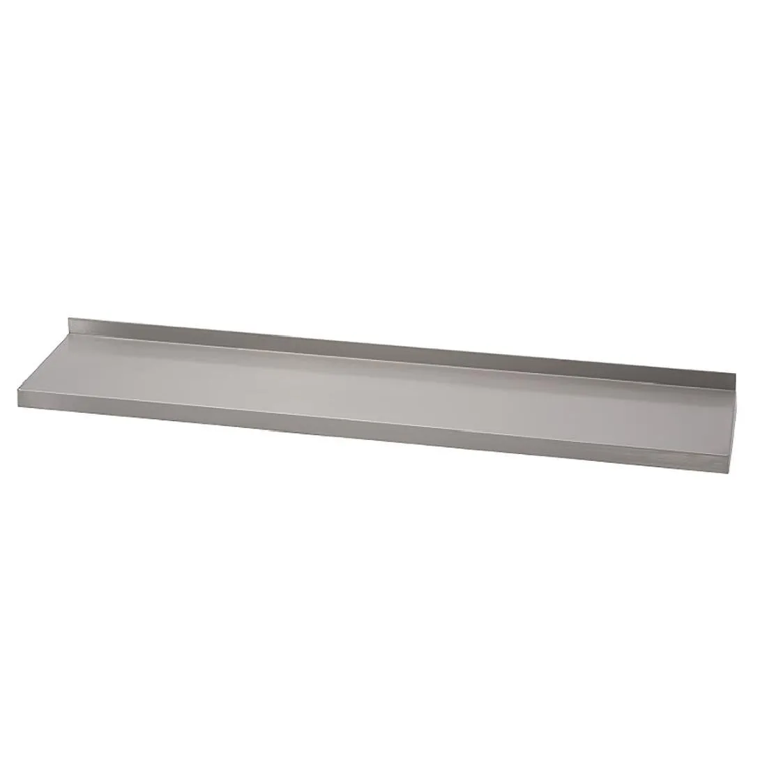 Wandregal aus Edelstahl ohne Halterung 2000 x 400 mm