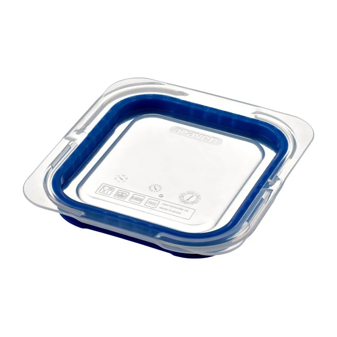 Deckel aus BPA-freiem ABS in Blau - GN 1/6