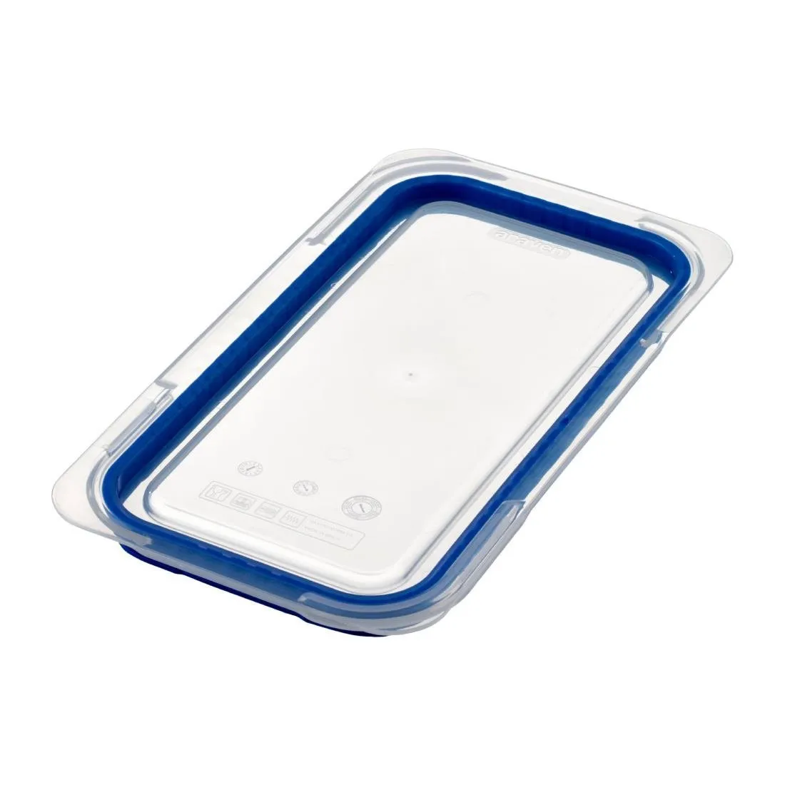 Blauer Deckel aus BPA-freiem ABS - GN 1/3