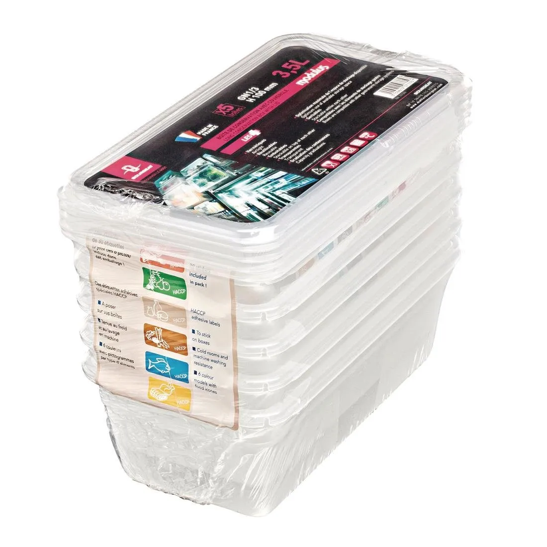 Aufbewahrungsbox GN1/3 Modulus für den intensiven Gebrauch 5L - Packung mit 5