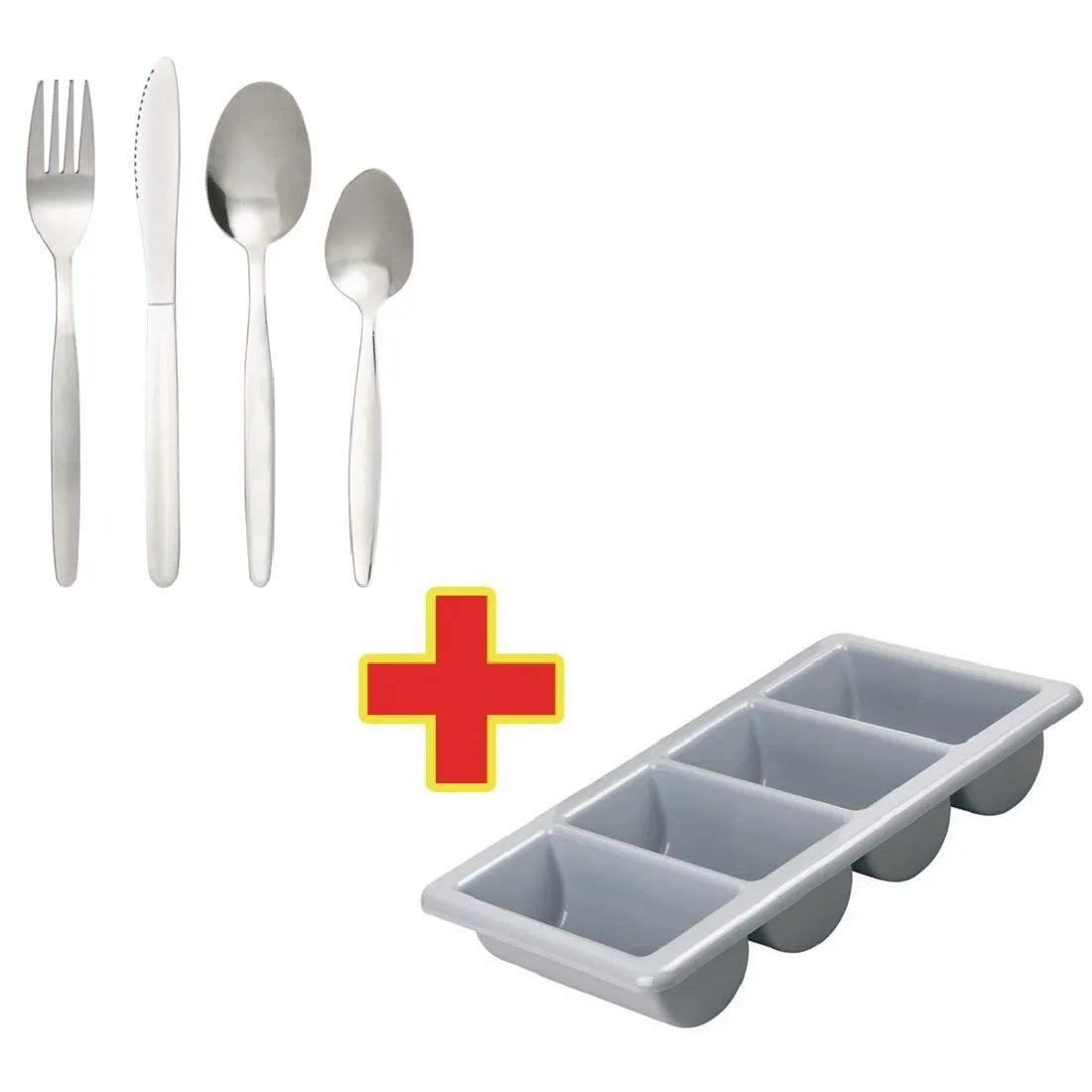 - Set mit 240 Bestecken Kelso mit Besteckkorb