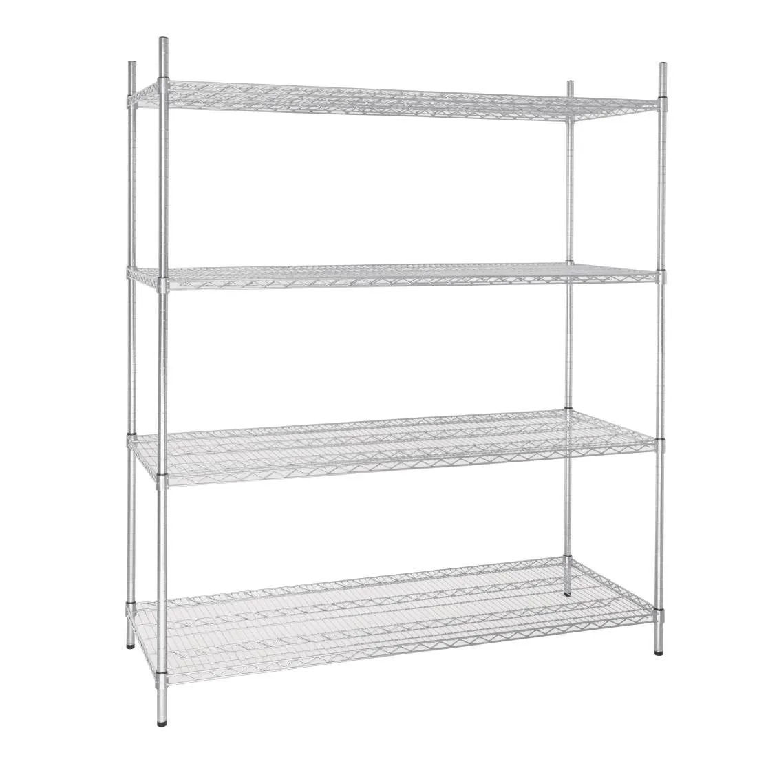 Regal im Bausatz 4 Ebenen – L 1525 x T 610 mm