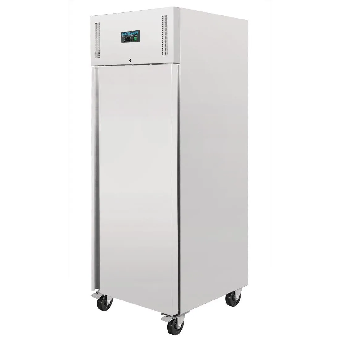 Negativer Edelstahlschrank mit 1 Tür - 650 L