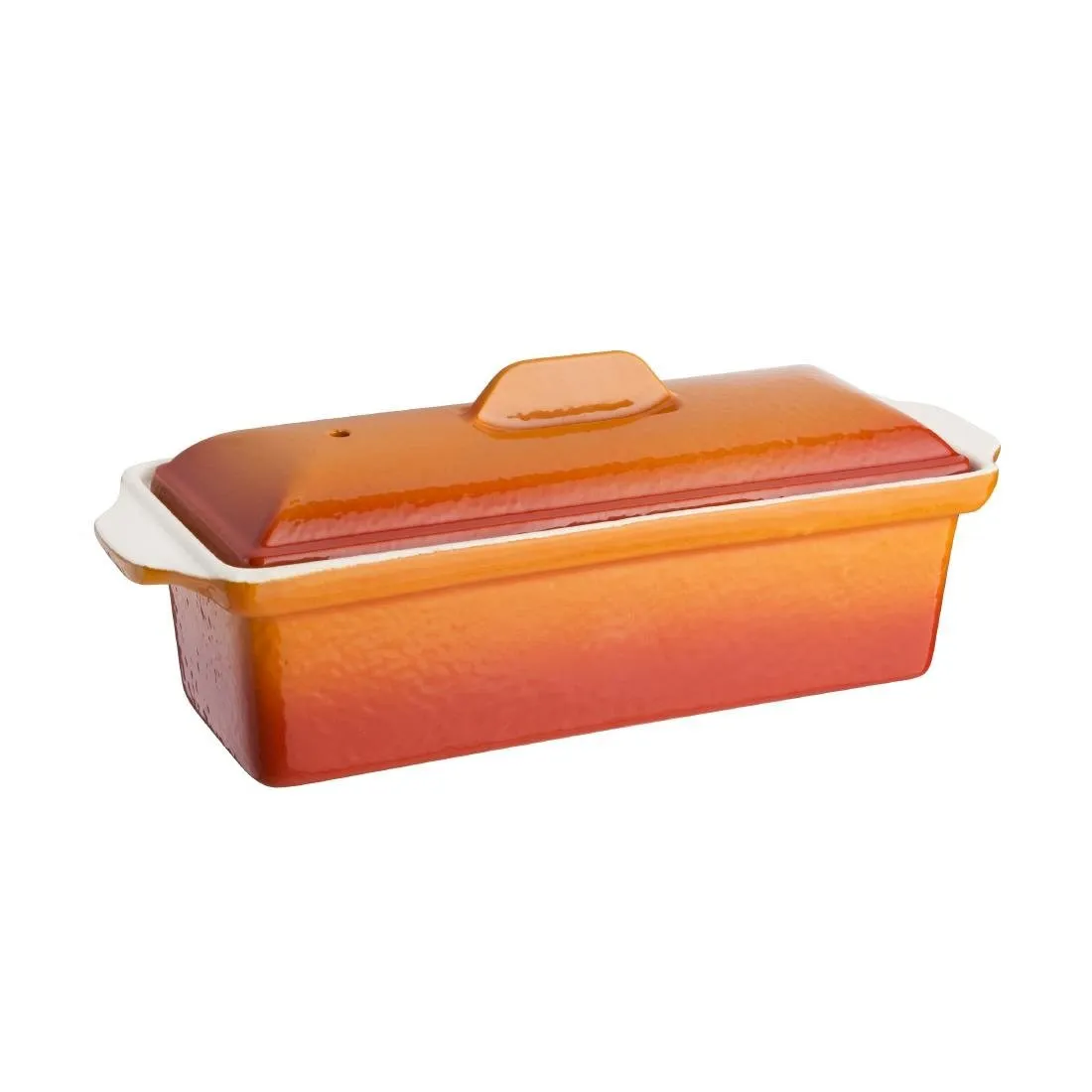 Terrine aus Gusseisen Orange - 1,3 L