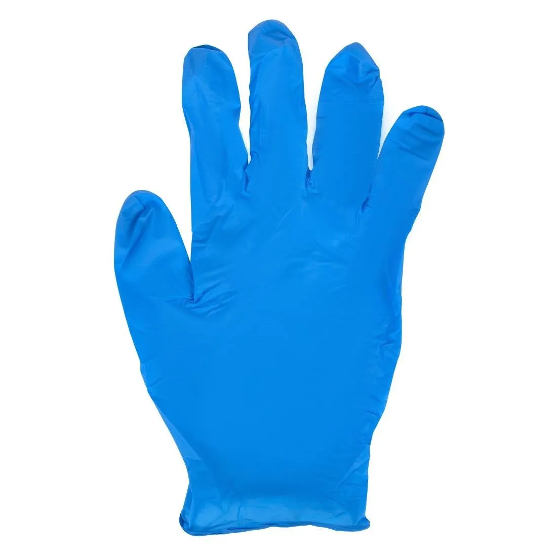 Nicht gepuderte blaue Nitrilhandschuhe - Größe S - Packung mit 100