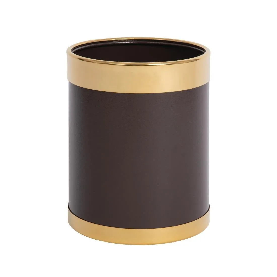 Papierkorb mit goldener Bordüre 10,2 L