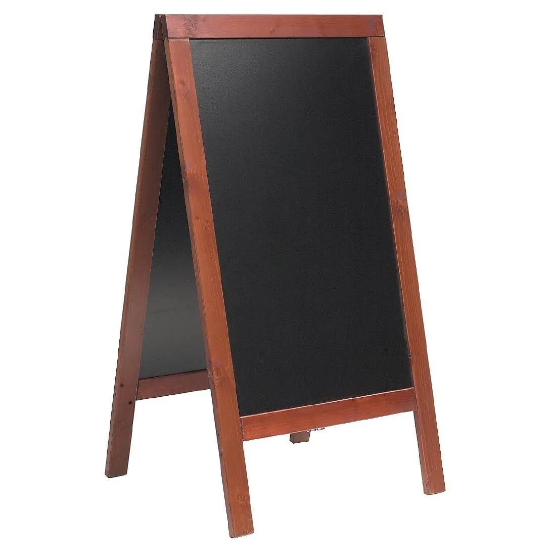 Gehwegschild Mahagoni 700 x 1350 mm