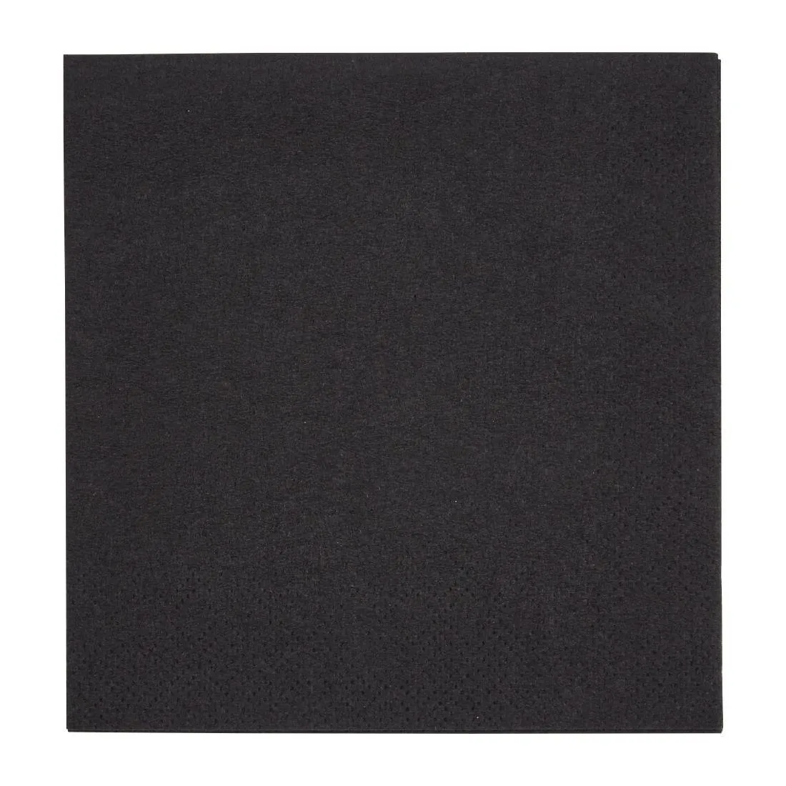 Cocktail-Servietten 2-lagig, 1/4-Faltung, 240 mm, Schwarz - Packung mit 4000