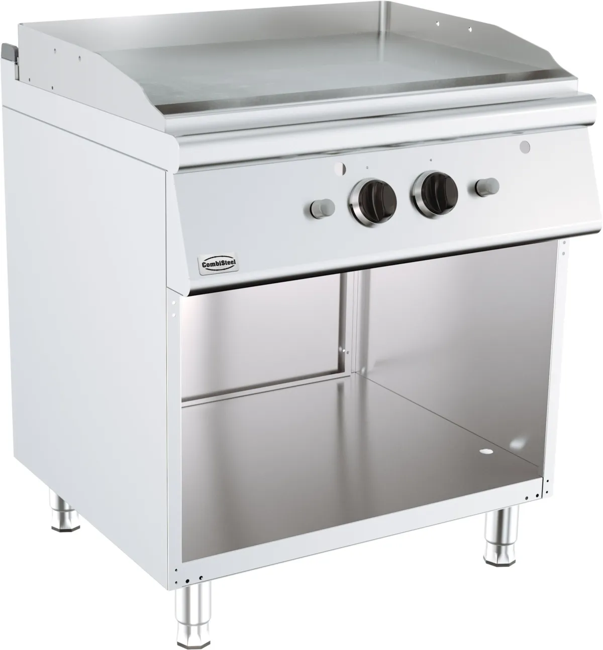 Gasgrillplatte Chrom auf Unterschrank - Serie 700 - 800 mm