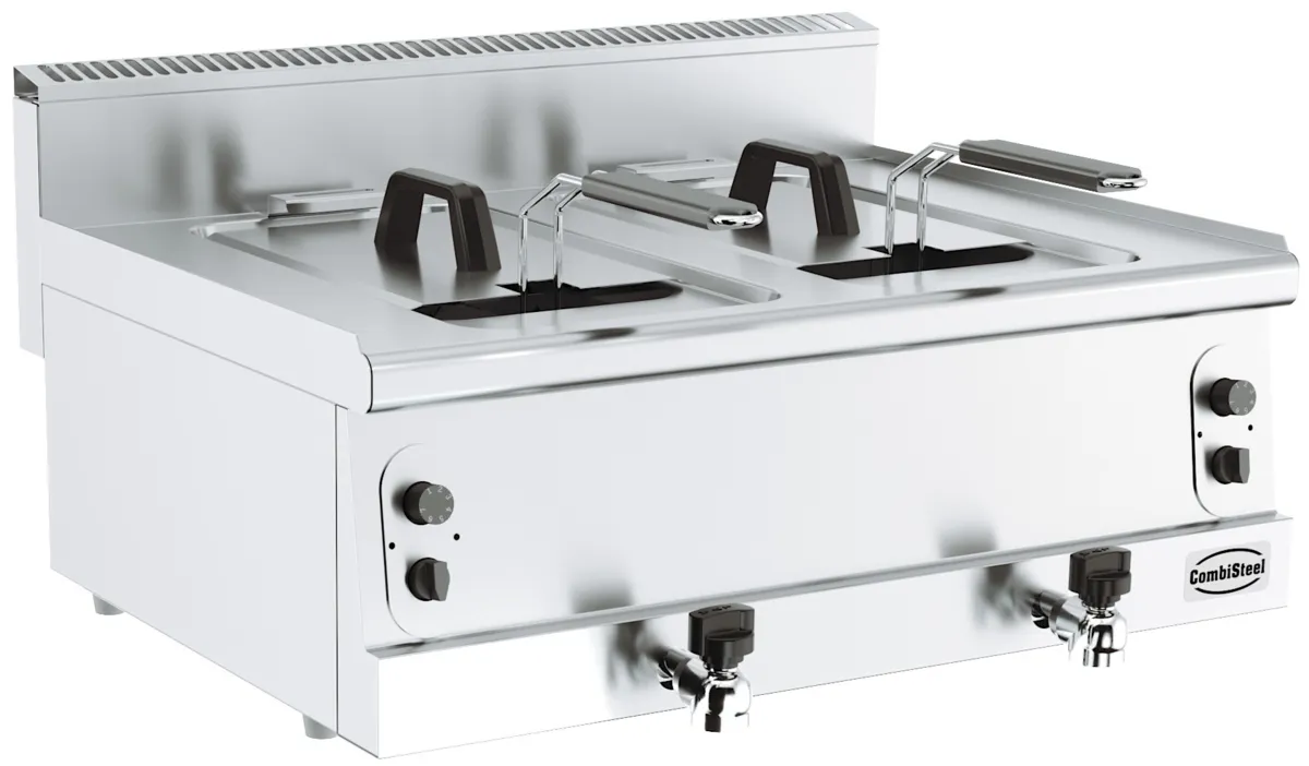 Gas-Tischfritteuse - 600 - 2 x 8 L