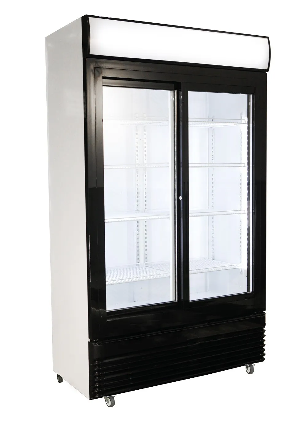Positive Kühlschrank - 2 Schiebetüren aus Glas - 780 L