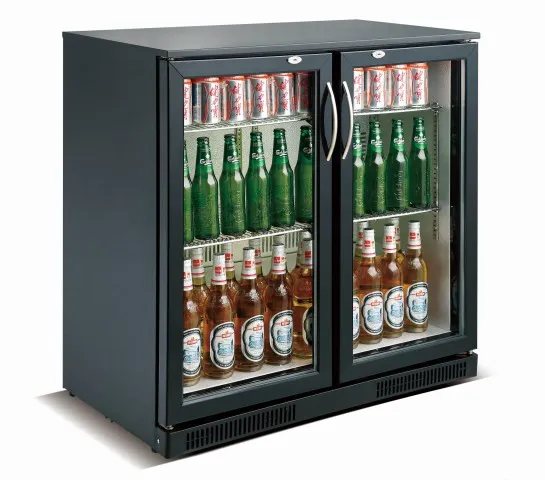 Rückkühlschrank mit 2 Flügeltüren - 198 L
