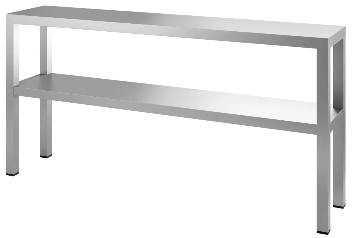 Abnehmbares Tischregal - 2 Ebenen - L 1800 x T 300 mm