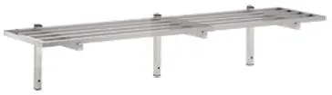 Gitterwandregal mit Halterung - L 2000 x T 300 mm