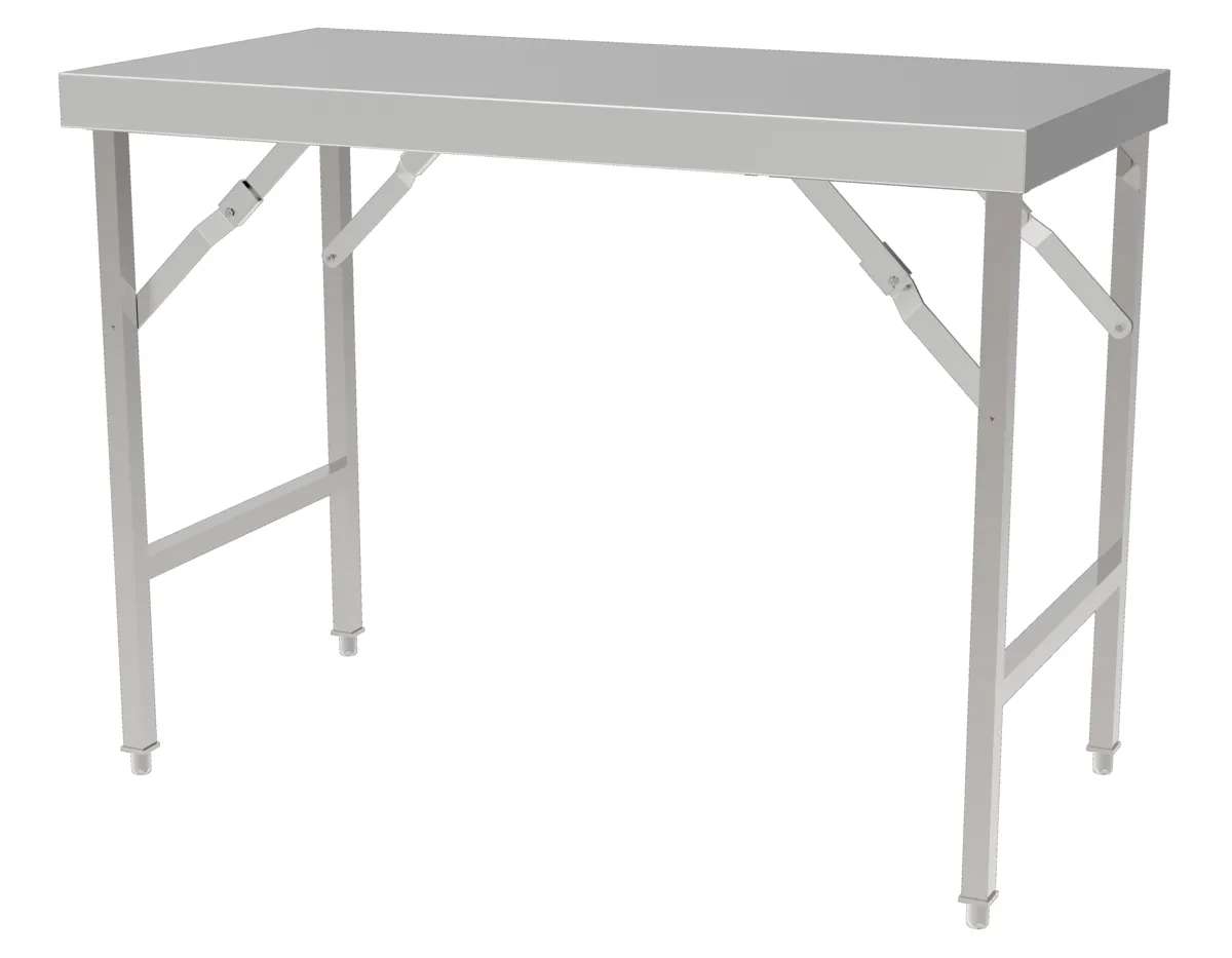 Klappbarer Edelstahltisch - L 1800 x T 700 mm