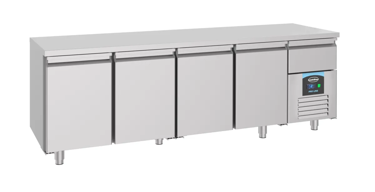 Positive Kühltisch GN 1/1 mit 4 Türen - 632 L