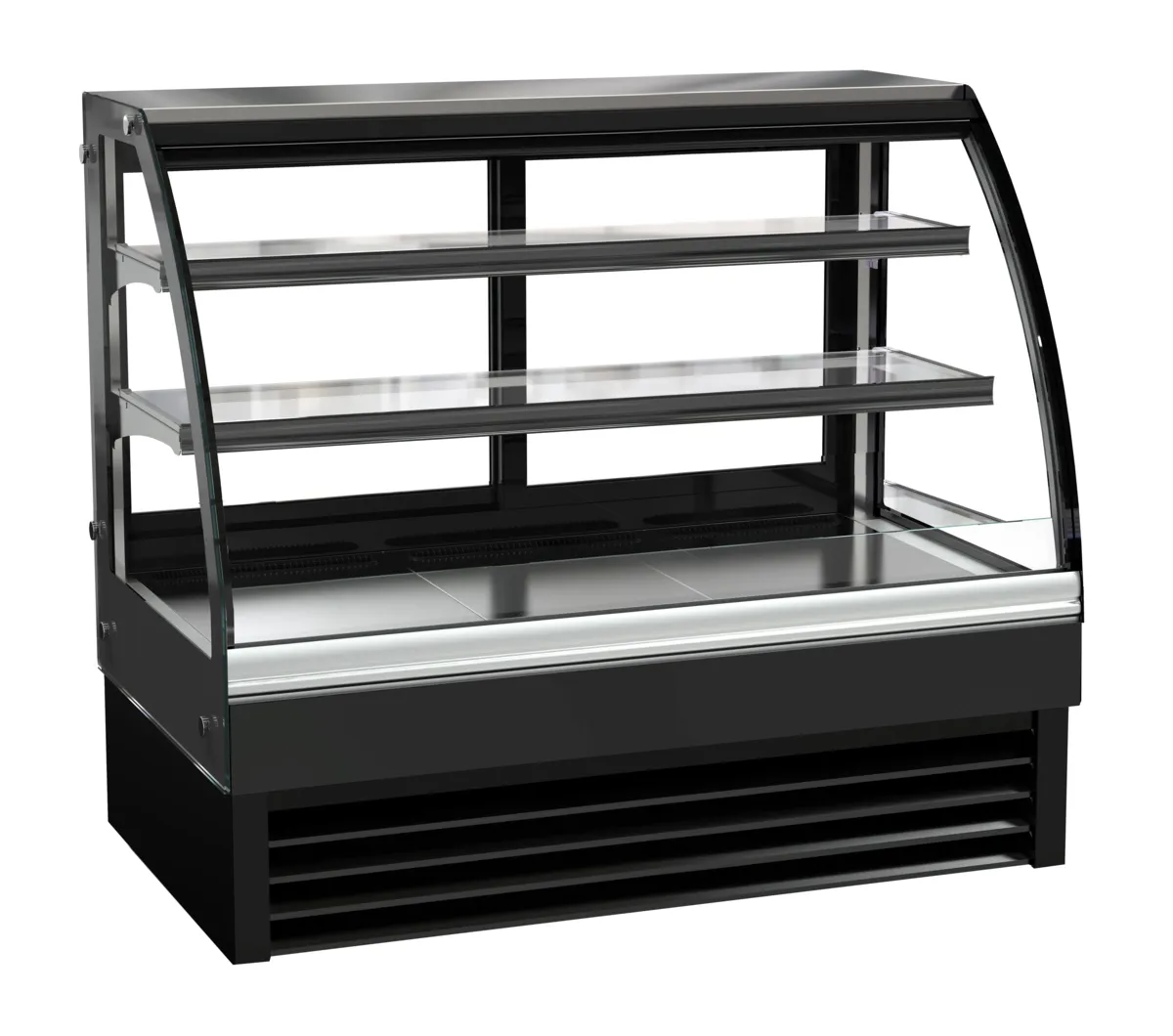 Positive Gekühlte Vitrine Gebogen - 236 L