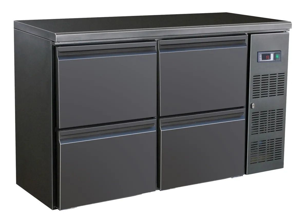 Kühltheke mit 4 Türen - 350 L