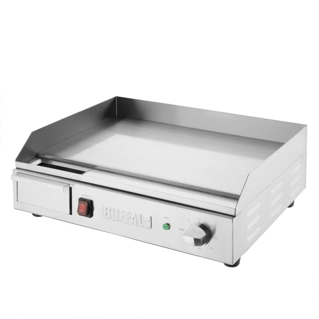Elektrischer Grill aus poliertem Stahl