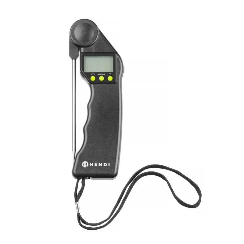 Thermometer mit klappbarer Sonde