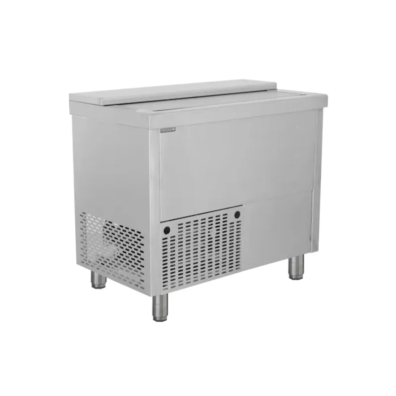 Edelstahl Getränkekühlschrank - 270 L