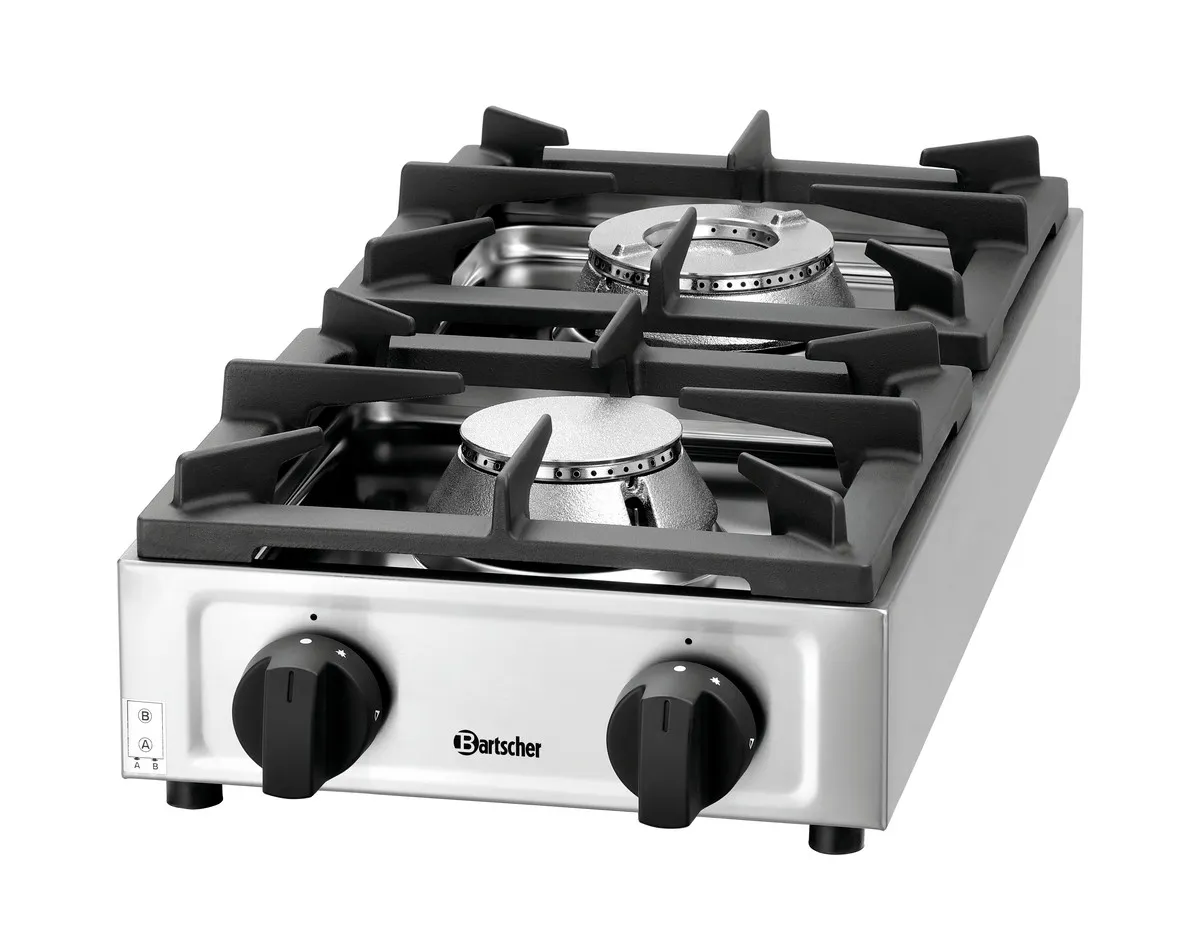 Gasherd mit 2 Brennern - 11000 W