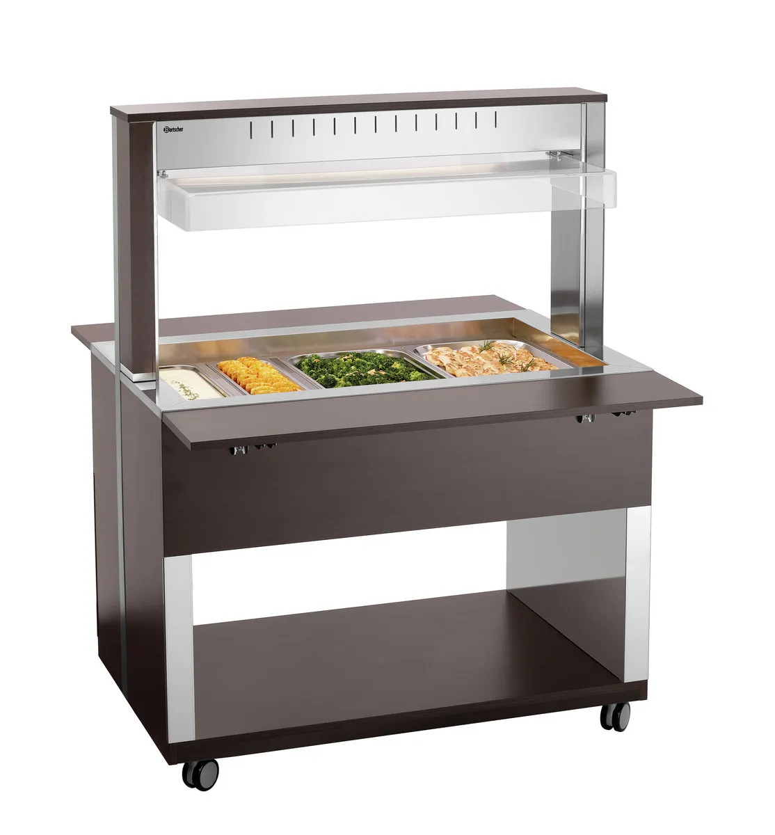 Warmhalte-Buffetwagen - 3 x GN 1/1