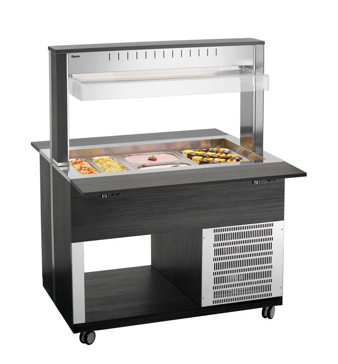 Warmhalte-Buffetwagen - 3 x GN 1/1