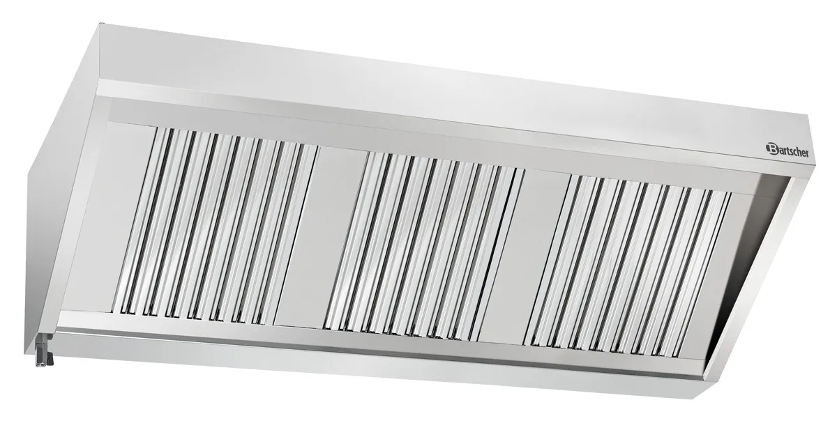 Wandhaube mit Motor und Beleuchtung - B 1600 x T 700 mm