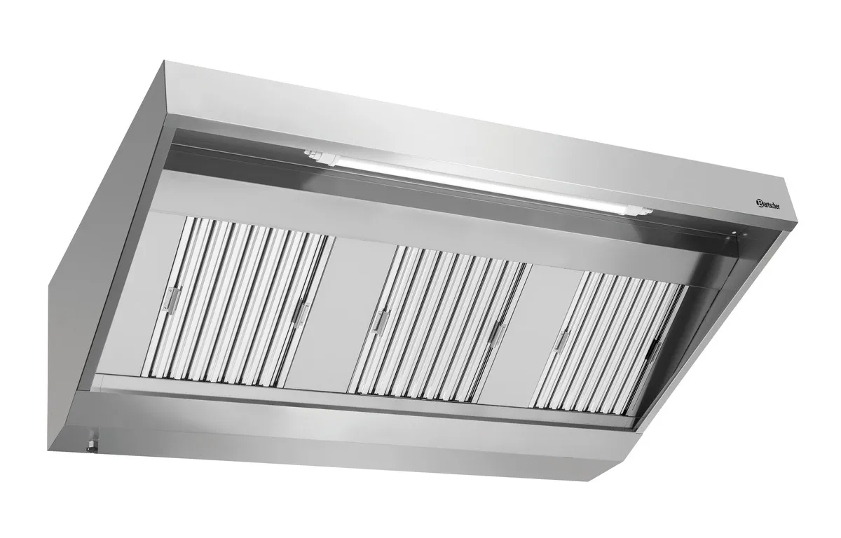 Wandhaube mit Motor und Beleuchtung - B 1700 x T 900 mm