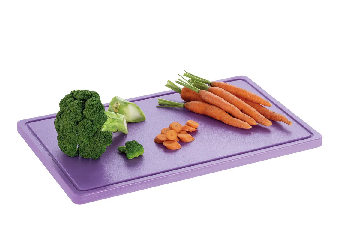 Schneidebrett 530 x 325 mm - Violett - 20 mm Dicke