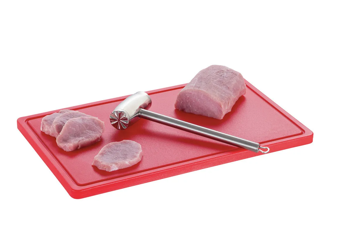 Schneidebrett 530 x 325 mm - Rot - 20 mm Dicke