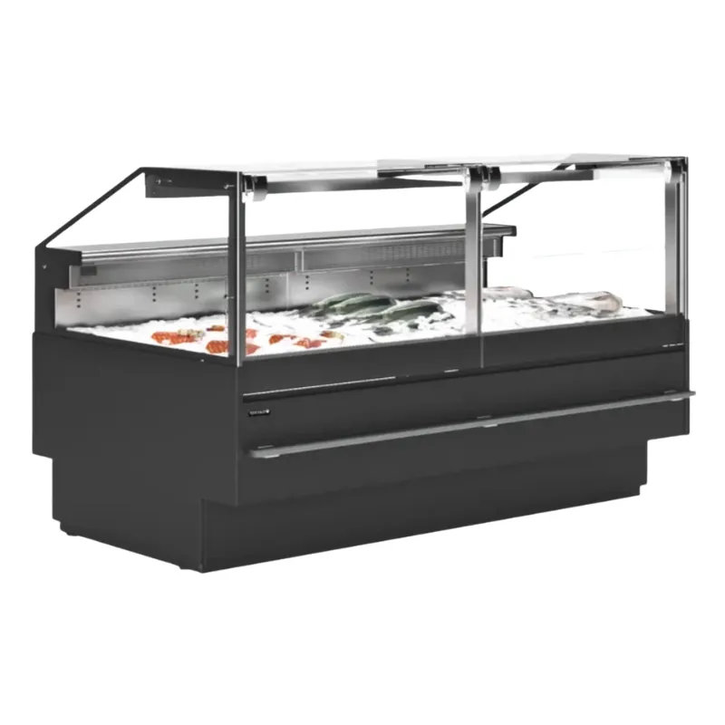 Premium-Service-Vitrine für frischen Fisch - 480 W