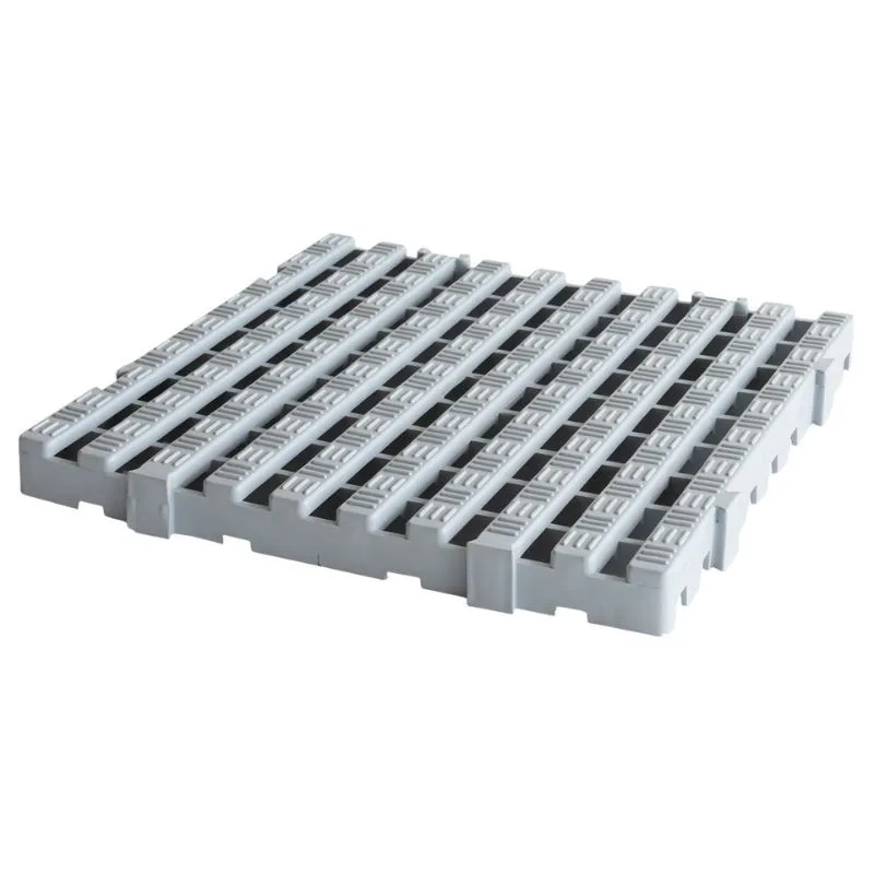 HACCP-Gitterrost - 50 x 50 cm - Dicke 50 mm - Grau