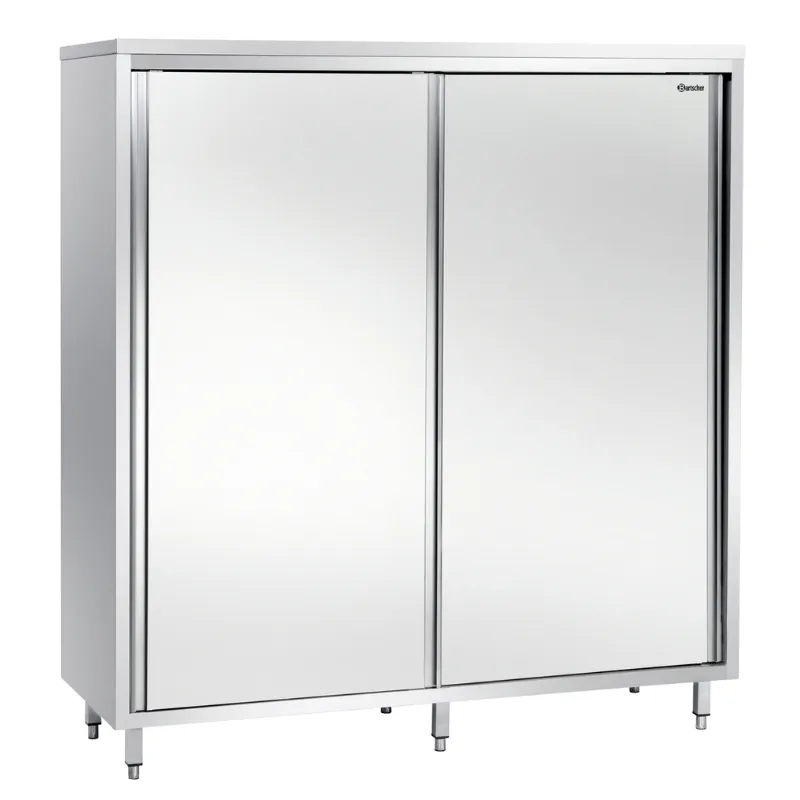 Hoher Schrank mit 2 Türen - B 1400 x T 600 mm
