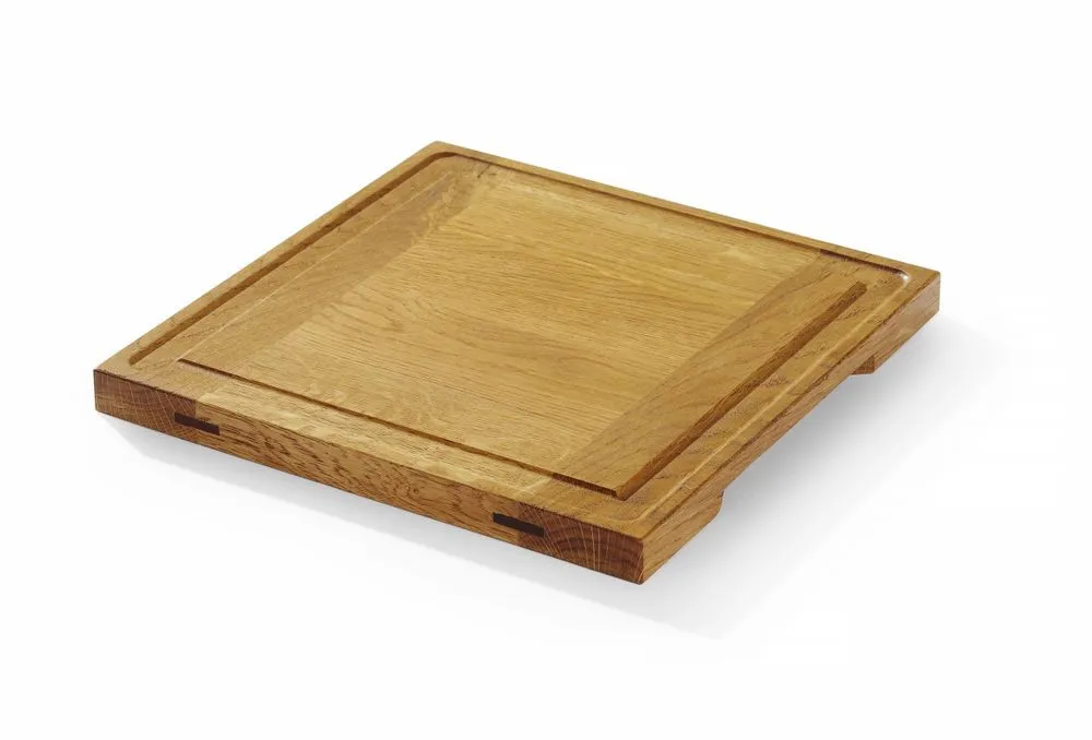 Präsentationsbrett aus Eiche - 270 x 270 mm