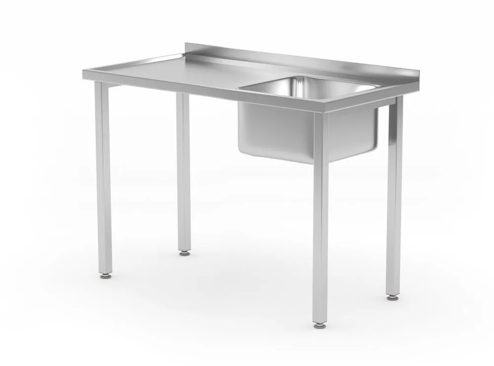 Taucht 1 Becken rechts Kitchen Line - T 600 x B 1000 mm