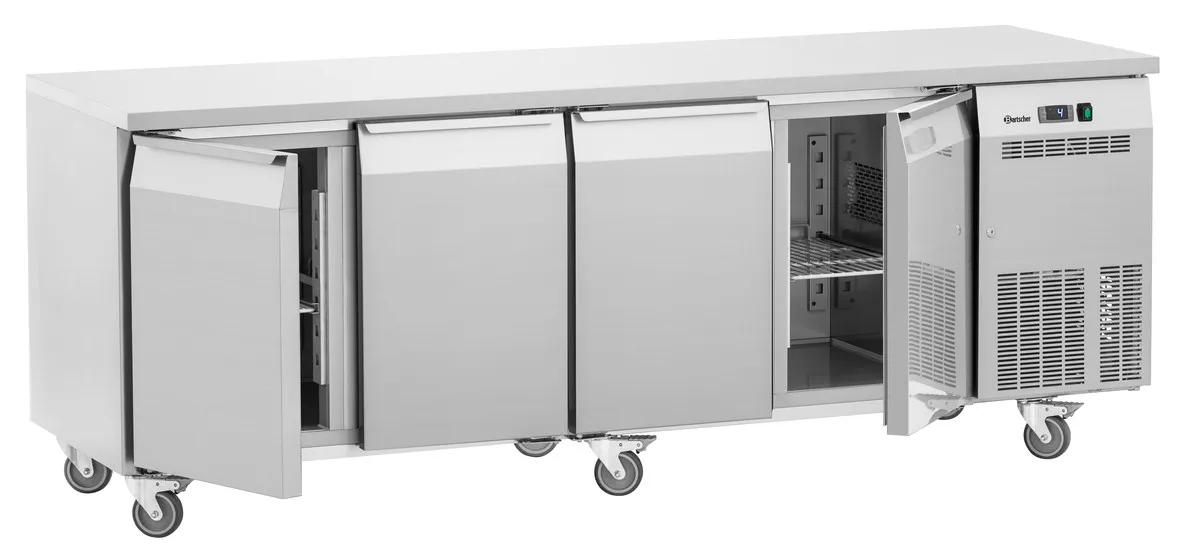 Positive Kühltisch - 4 Türen GN 1/1 - Tiefe 700