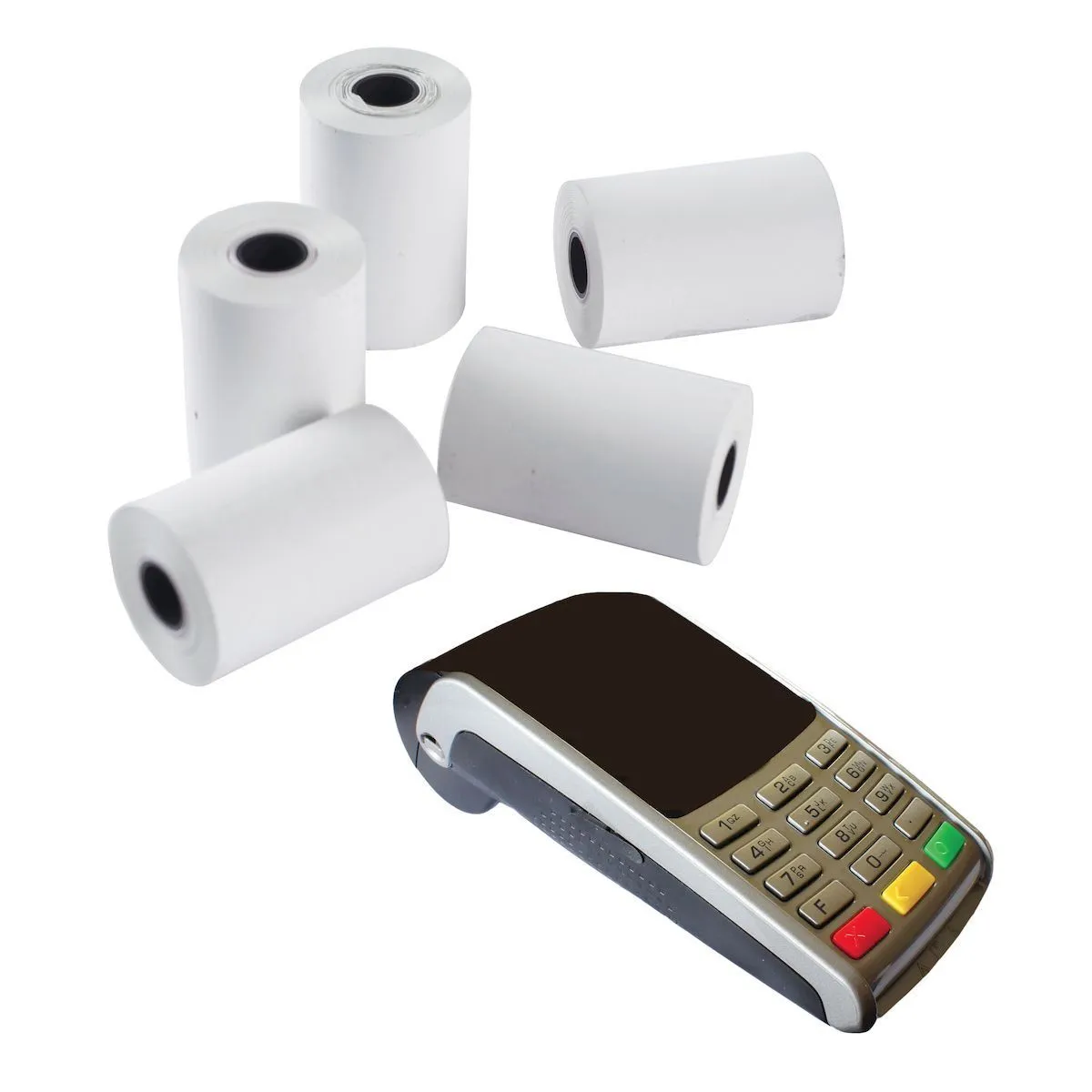 Thermorollen für EC-Karten-Terminals - 57 x 60 x 12 mm - Packung mit 10