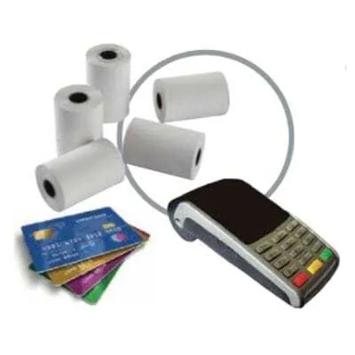Thermorollen für EC-Karten-Terminals - 57 x 40 x 12 mm - Packung mit 10