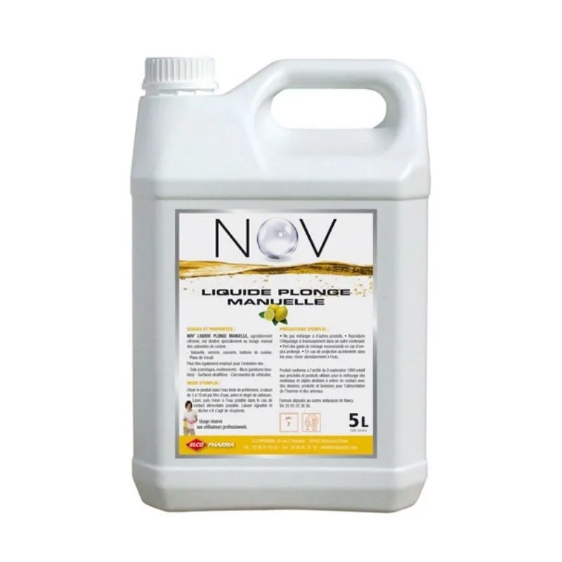 Liquide Vaisselle Classique - Parfum Citron - 5 L