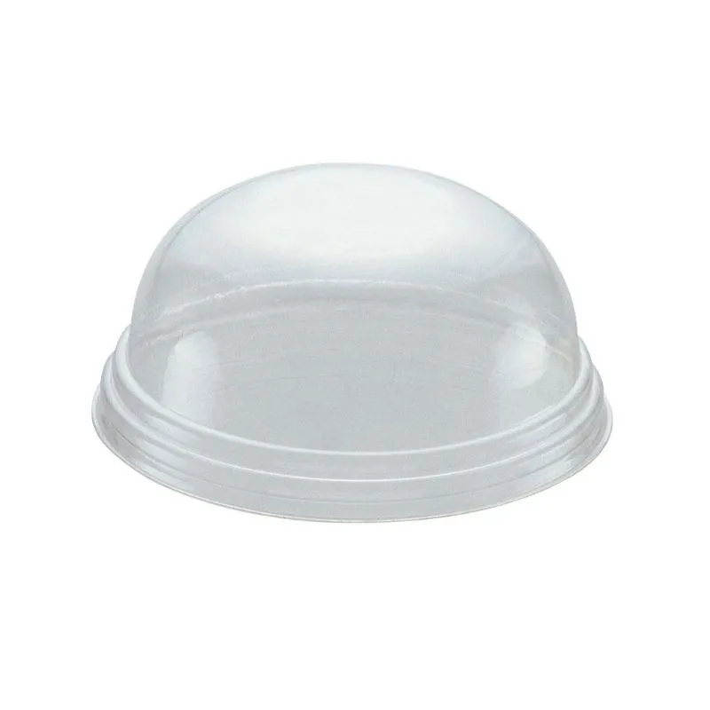 Deckel Dome ohne Loch aus rPET - Ø 81 - Packung mit 100
