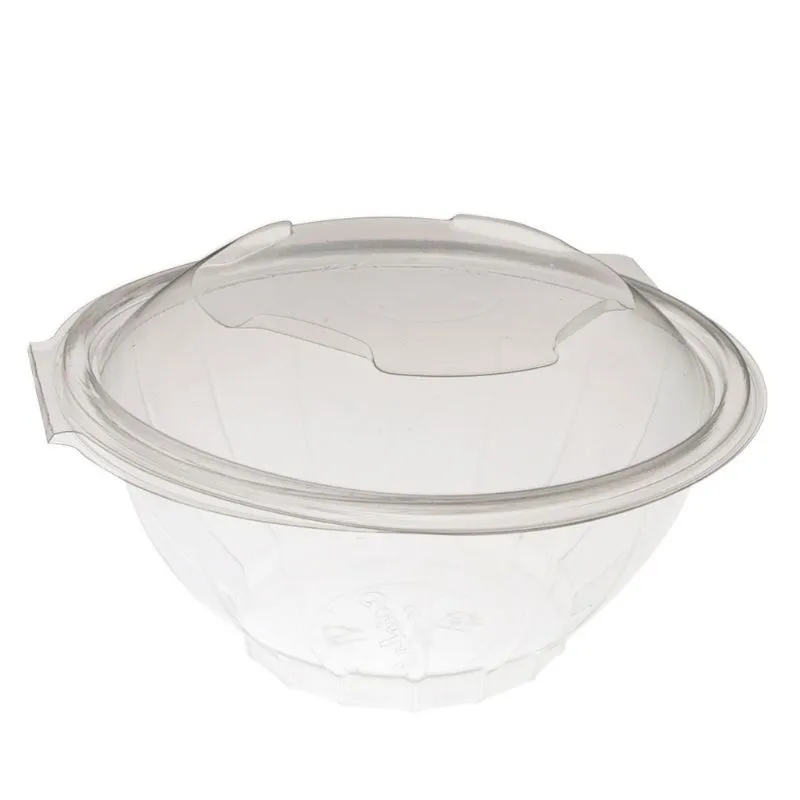 Durchsichtige mittelgroße Beutel mit Deckel - 75 cl - Packung mit 50
